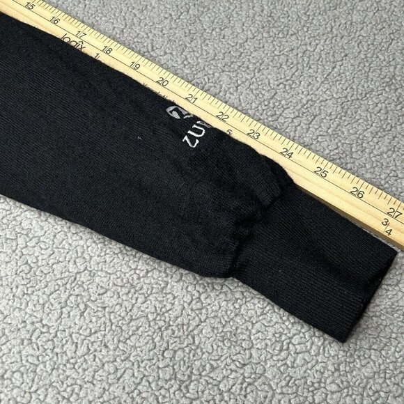 Fairway & Greene 1/4 Zip Merino Wool Mens Medium Zurich Black White Grid Golf - Picture 12 of 14